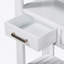 Canapé console 62,2 po avec 4 tiroirs et 2 tablettes-448297015