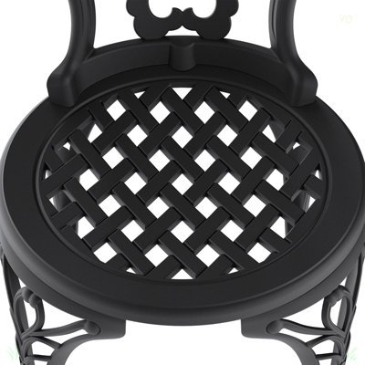 Set Of All-Weather Cast Aluminum Dining Furniture Set
