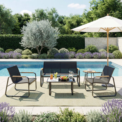 4 - Person Rectangular Patio Dining Set
