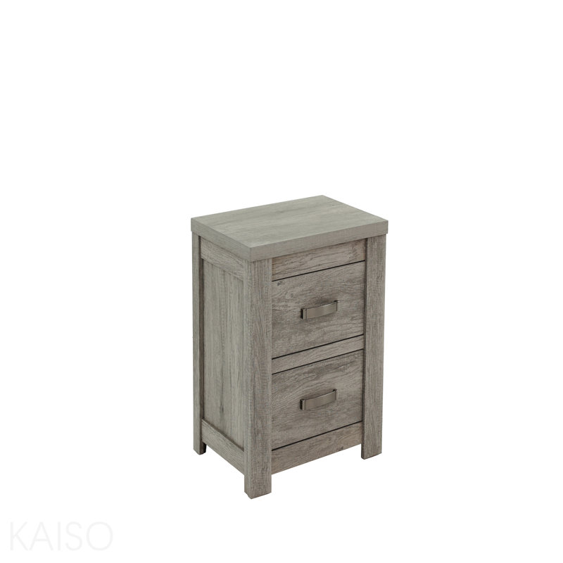 Light Gray Oak Nightstand