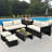 Tarece 6 - Person Patio Conversation Set with Cushions-1780306461-1755610765