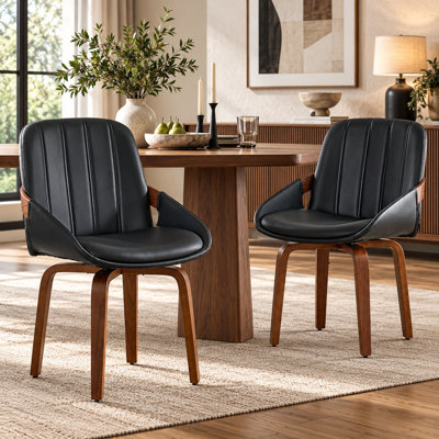 Chaises de salle à manger rembourrées Modern
