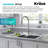 Oletto Single Handle Pull-Down Kitchen Faucet-53024492