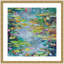 «Waterlilies at Giverny» par Rachel Christopoulos, reproduction d'art encadrée