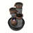 15.7''H Relaxation Desktop Waterfall Fountain Decor Portable Tabletop Waterfall Fountains with LED Lights, Perfect Accent to Any Office, Living Room, Living Space, Bathroom and Bedroom