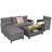 4 - Person Patio Conversation Set with Cushions