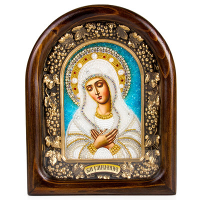 La Vierge Marie de perles de la tendresse icône Orthodoxe