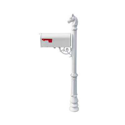 Aluminum Post Mounted Mailbox