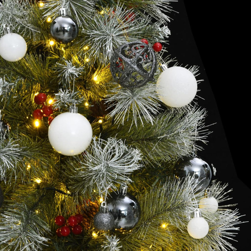Arbre de Noël artificiel éclairé, 3,9 pi