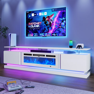 80" TV Stand with 36" Electric Fireplacez