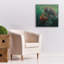 «Epic Graffiti» «Diving Tiger On Green» par Heather Gauthier, art mural sur toile, 26 po x 26 po-254632741