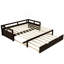 Lit de jour moderne extensible avec couchette-1093396447