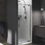 Aerie Pivot Shower Door Thick Crystal Clear Glass