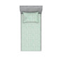 Almond Green/White Floral