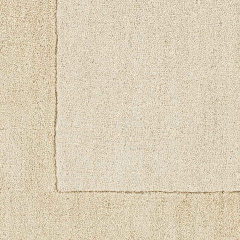 Tapis beige / crème en laine fabriqué à la main Dolma, Rectangle 8 pi x 11 pi