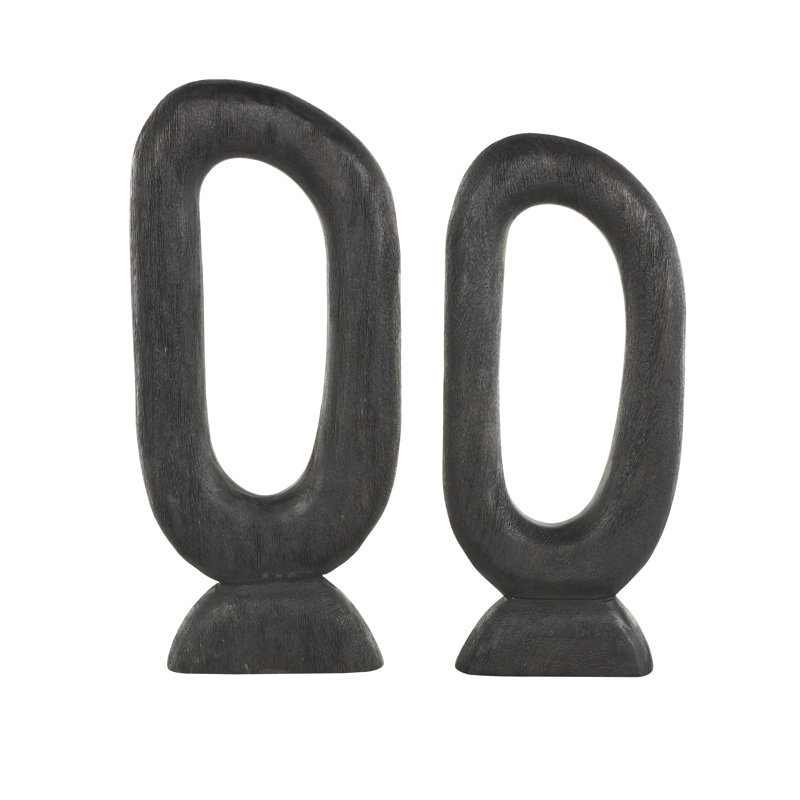 Ensemble de sculpture noire Kirton