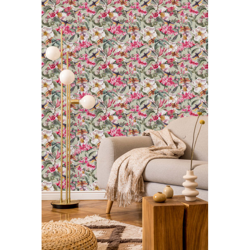 Panneau de papier peint auto-adhésif, L 2,08 pi x L 10,42 pi