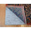 Tapis rouge en laine de conception unique 10 pi 6 po x 19 pi 3 po années 1920