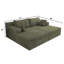 Canapé modulaire avec méridienne en forme de nuage, canapé modulaire moderne avec assise profonde, rembourré pour le salon et la chambre à coucher, aucun assemblage requis (tissu en velours côtelé moelleux)-1279151982