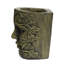 Poterie de jardin antique, 27 cm de profondeur x 30 cm de largeur x 37 cm de hauteur, béton léger, aucun assemblage requis pour un vase d'extérieur.