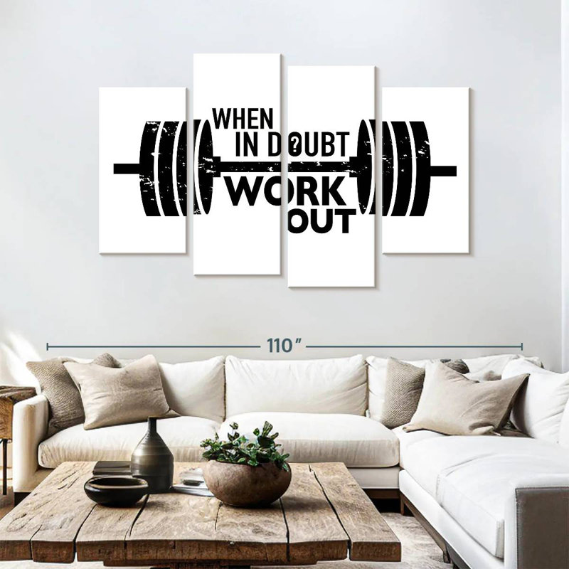 Kema When In Dououte Work Out, H 54 po x l 84 po