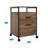 2 Drawer File Cabinet, Mobile Printer Stand with open storage Shelf, Wood cabinets for Home Office-908785120