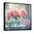 Toile avec cadre flottant noir