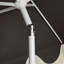 Parasol d'extérieur à frange bohémienne 9 pi avec manivelle et inclinaison Collins, auvent noir / crème résistant aux rayons UV, mât blanc-1422570732-1430827847