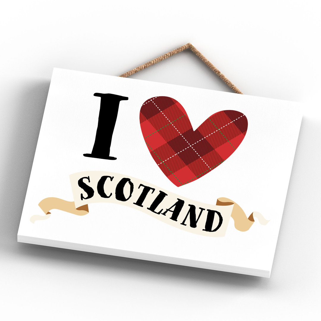 I Love Scotland Wall Décor
