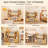 Kids Toy Storage Organizer, Multi-zone Large Capacity Cabinet With Bookshelf For Playroom Bedroom Classroom, 6 Removable Bins, 4 Cubbies, 2 Doors And Top Shelf