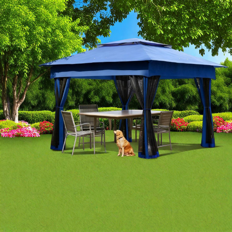 Auvents portables et pavillons de jardin (doit inclure le cadre), patio moderne en acier
