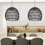 Aracelie 1 - Light Black Dome Pendant-1147819232