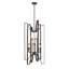 Algertha 4 - Light Steel Dimmable Geometric Chandelier-645982001