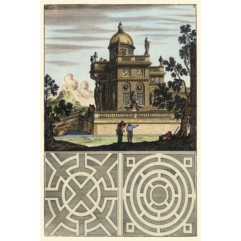Architectura Curiosa I by Bockler - Wrapped Canvas Print, 30cm H x 20cm W x 3.8cm D