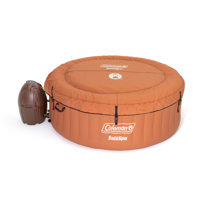 Bestway Vinyl Round Inflatable Hot Tub, Orange