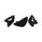Decorative Resin Yoga Lady Figurines for Home Decor - Modern Sculpture Objects for Shelf, Table, or Living Room Decoration - Black-1154654063
