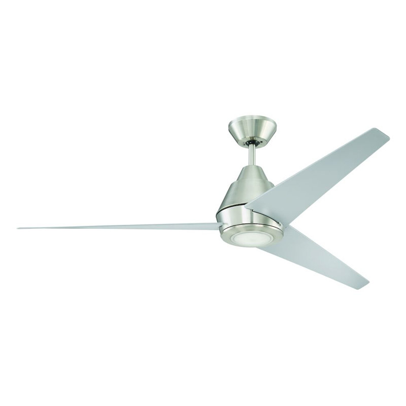 Ventilateur de plafond 56 po avec lumières DEL, Commande murale