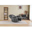Fauteuil inclinable avec vibrations et chauffage en cuir Air gris-1120891244-1120891235