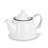 Forest Green Enamel Look Teapot-106589046