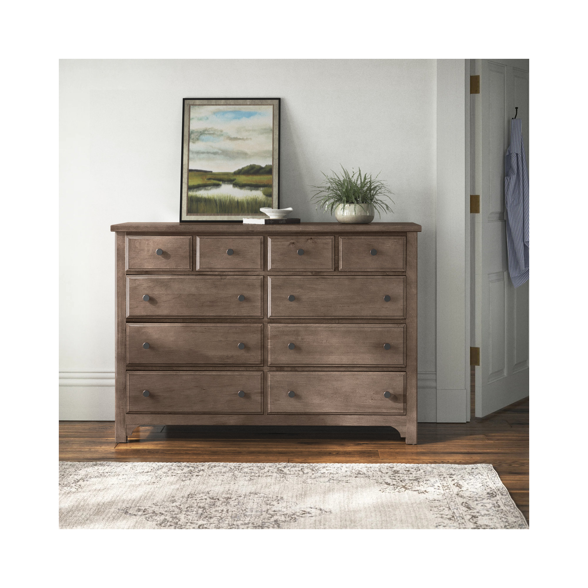 Westin 8 - Drawer Double Dresser, Gray
