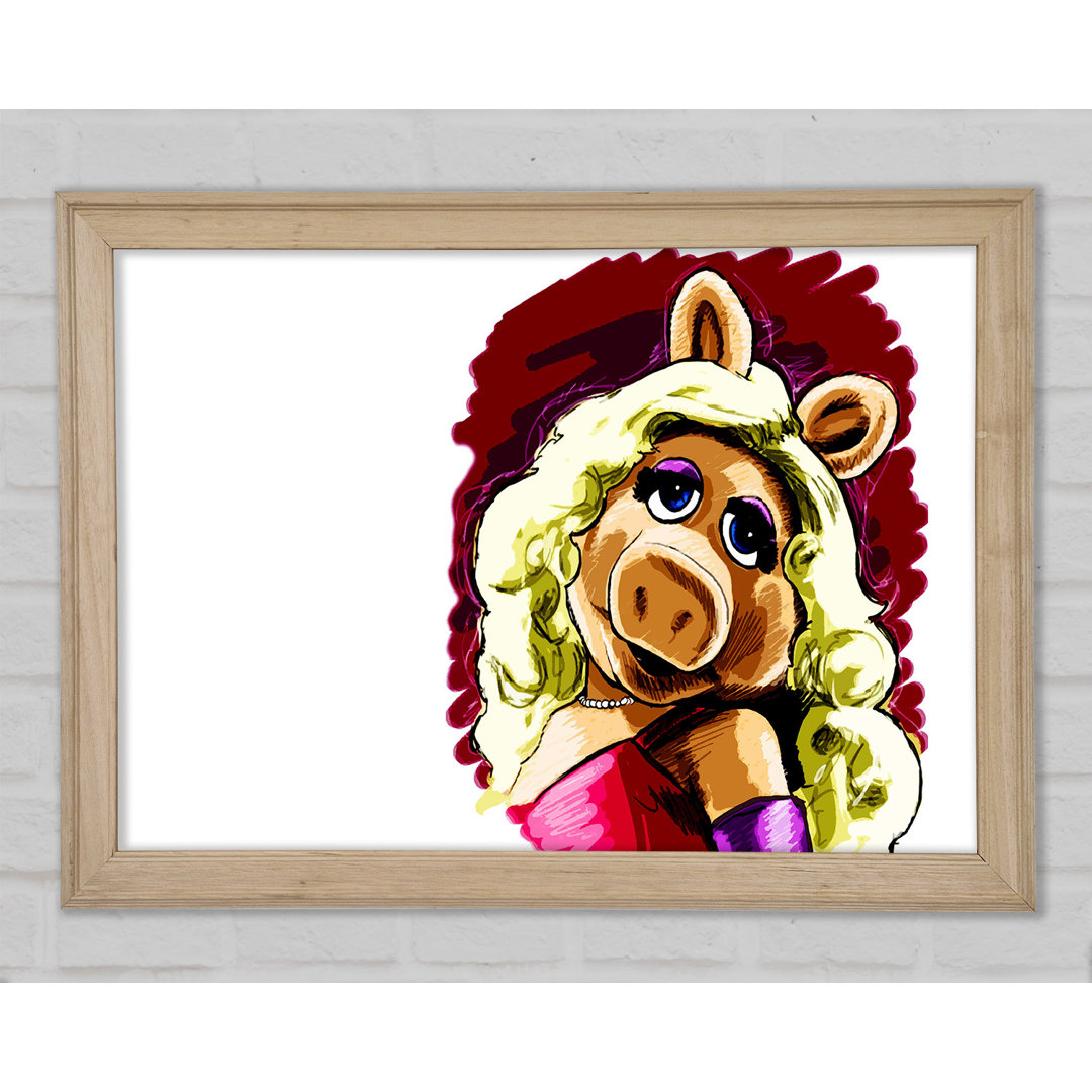 Die Muppets Miss Piggy - Einzelner Bilderrahmen Kunstdrucke