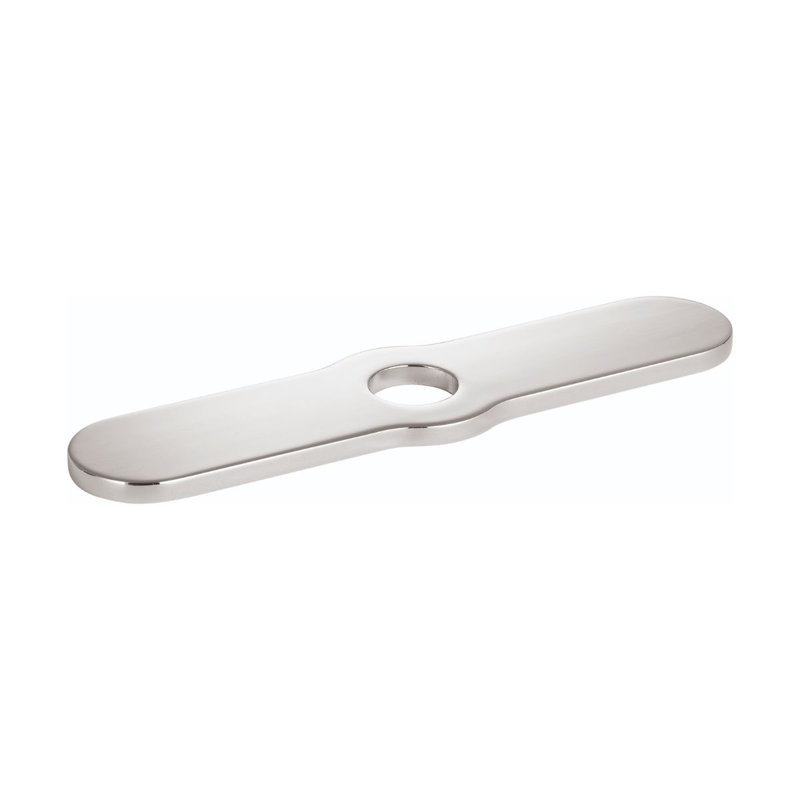Plaque de base Hansgrohe pour robinets de cuisine à un trou, 10 po Plaque de base transitionnelle 11 po pour robinet de baignoire en chrome, 04797000