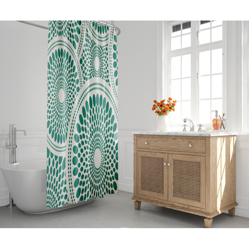 Rideau de douche Pierson, Bleu sarcelle