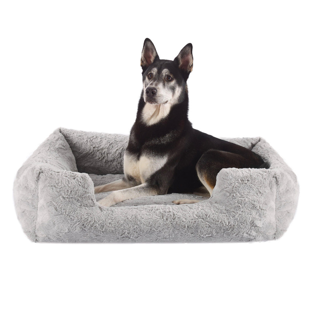 Best Friends by Sheri Soothe & Snooze Lounge Lux Memory Foam Rectangular Dog Bed Best Friends By Sheri 