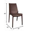Chaise de patio Latissia - Fauteuil de salle à manger pour l'intérieur et l'extérieur, chaise de cuisine empilable, siège de jardin léger-124128214-61267311