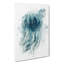 A Blue Jellyfish in Abstract - Wrapped Canvas-55368430