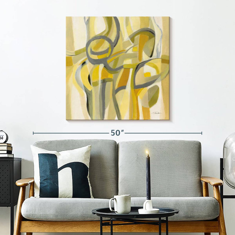 Avery Mid Mod Yellow, 30" H x 30" W