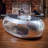 Vintage Industrial Style Metal Oval Coffee Table Coffee Table