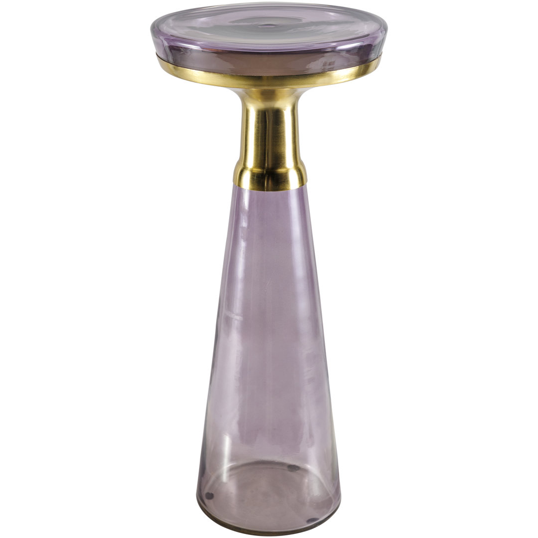 Florann Modern End Table Latitude Run® Top Color/Base 