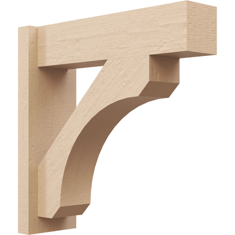 Support à grain de bois en cèdre brut Legacy Block, H 34 po x l 8 po x P 30 po